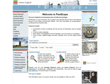 Tablet Screenshot of pastscape.org.uk